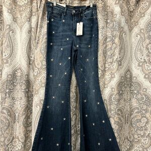 Judy Blue Flare Star Jeans 7/28